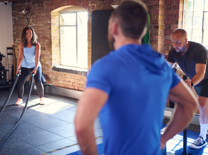 Fitness class photographer